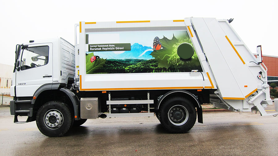 çöp aracı yıkama